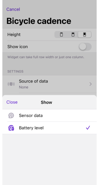 ودجات المستشعرات الخارجية iOS
