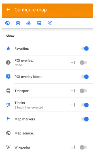 Configure map Android