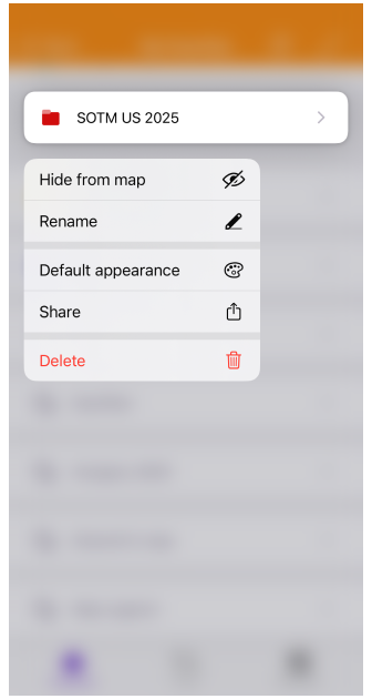 Favorites actions ios