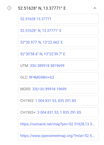 Coordinates