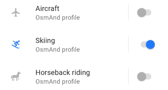 Contornos de profundidad náutica en Android