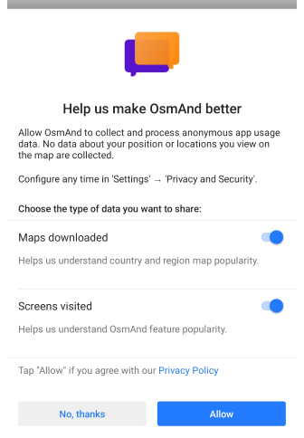 Ajustes generales Análisis Android