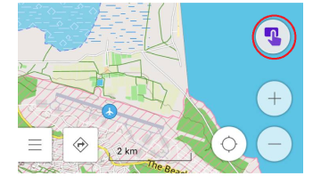 Movimiento del widget de acción rápida