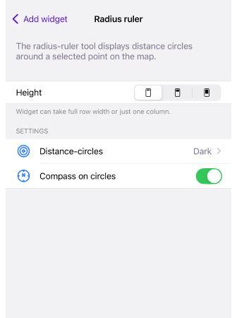 Posición de visualización Android