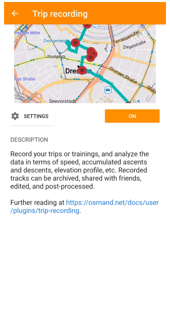 Paramètres plugin Android 1