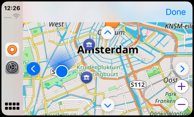 Écran CarPlay