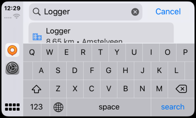Écran CarPlay