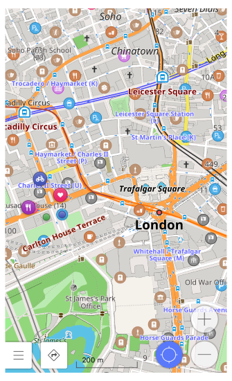 Exemple de configuration de carte iOS