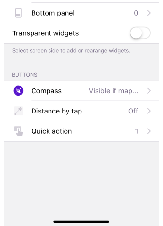 Menu de l&#39;écran de configuration