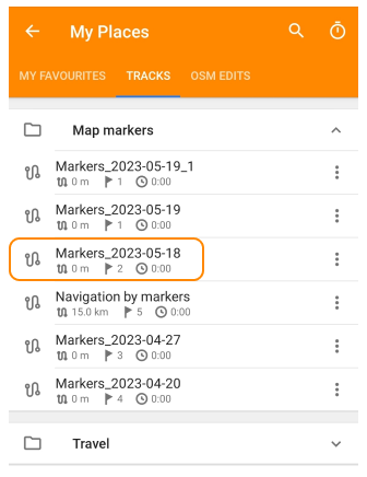 Saisie de coordonnées enregistrer un point Android 2