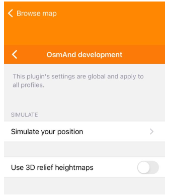 Paramètres de développement iOS