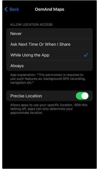 Localisation précise iOS