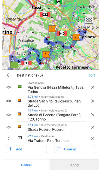 Intermediate Destinations
