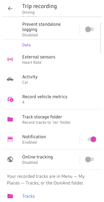 Enregistrement OBD
