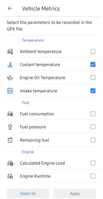 Enregistrement OBD