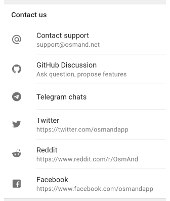 Capture d&#39;écran de l&#39;aide hors ligne Android
