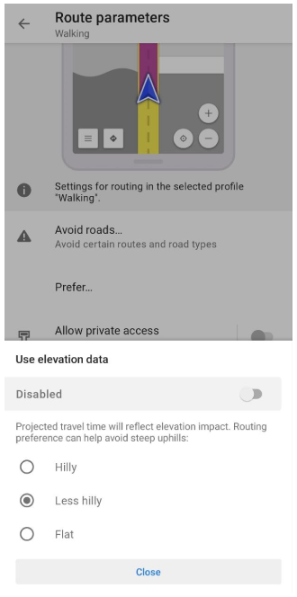 Utiliser les données d&#39;altitude Android