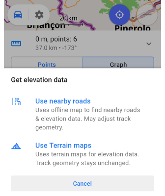 Planifier un itinéraire Android