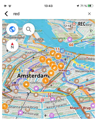 POI de recherche iOS