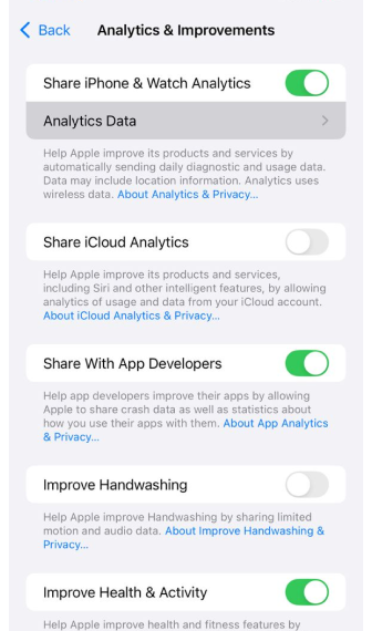 Envoyer les journaux de plantage iOS 1