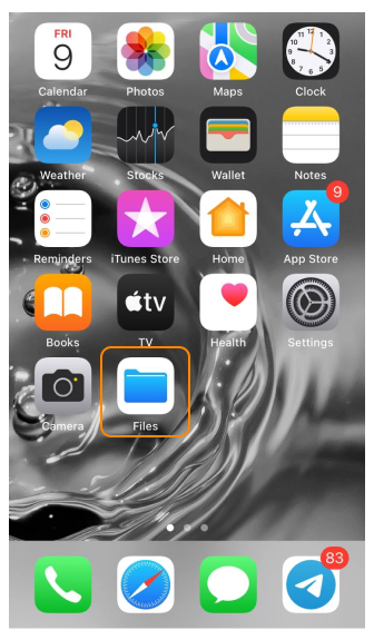 Envoyer les journaux de plantage iOS 1