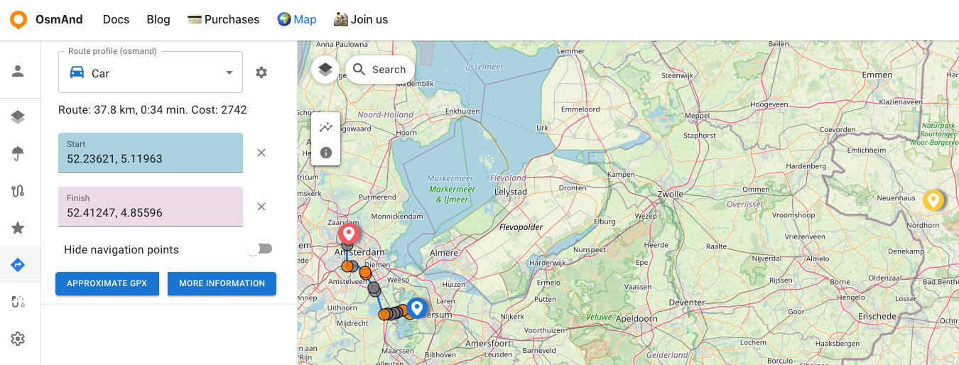 URL avec navigation