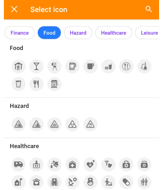 Preferiti I miei luoghi Android