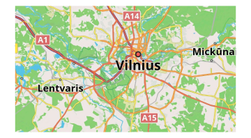 Stile strada mappa predefinito