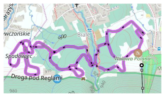 Percorsi mappa - piste da sci