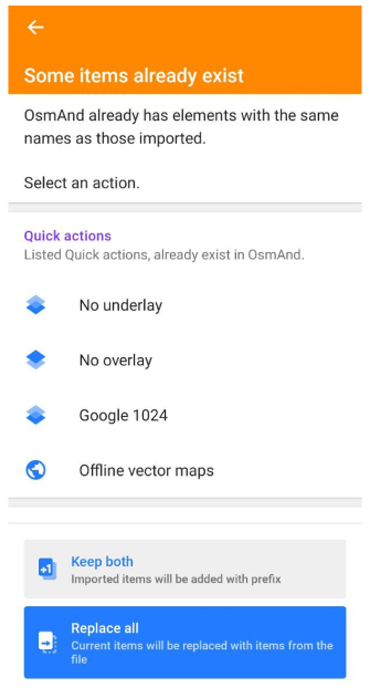 Profili Azioni Importa 1 Android