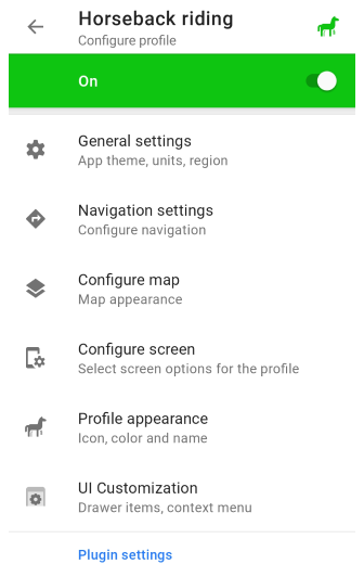 Impostazioni Profili Android