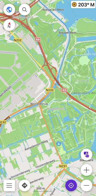 Widżet nagrywania podróży