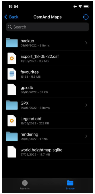 Genel Ayarlar depolama iOS
