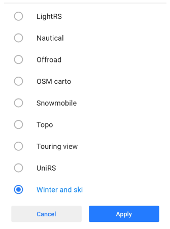 Увімкнути зимовий стиль в Android