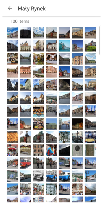 Контекстне меню онлайн фотографій Android
