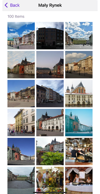 Контекстне меню онлайн фотографій iOS