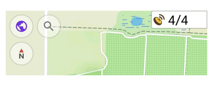 Віджет інформації про GPS Android