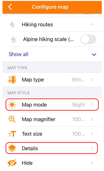 Увімкнення нічного режиму та освітлення в iOS