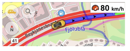 Віджет обмеження швидкості