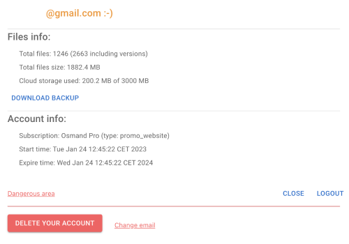 Перегляд файлу резервної копії OsmAnd Web